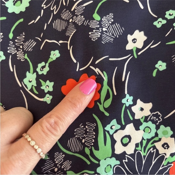 Lady Hagen Skort Size 14 Short Blue Floral Pockets Golf Tennis - Picture 7 of 13